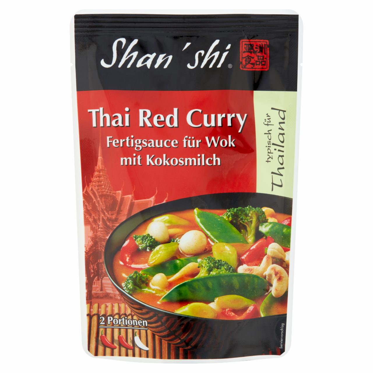 Képek - Shan'shi thai vörös curry mártás kókusztejjel 120 g