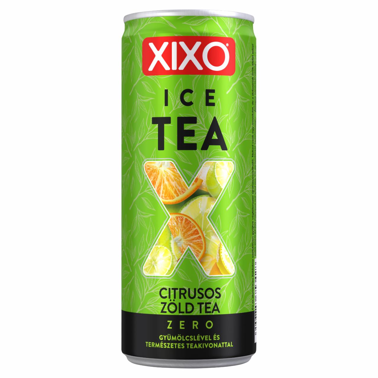 Képek - XIXO Ice Tea Zero citrusos zöld tea 250 ml
