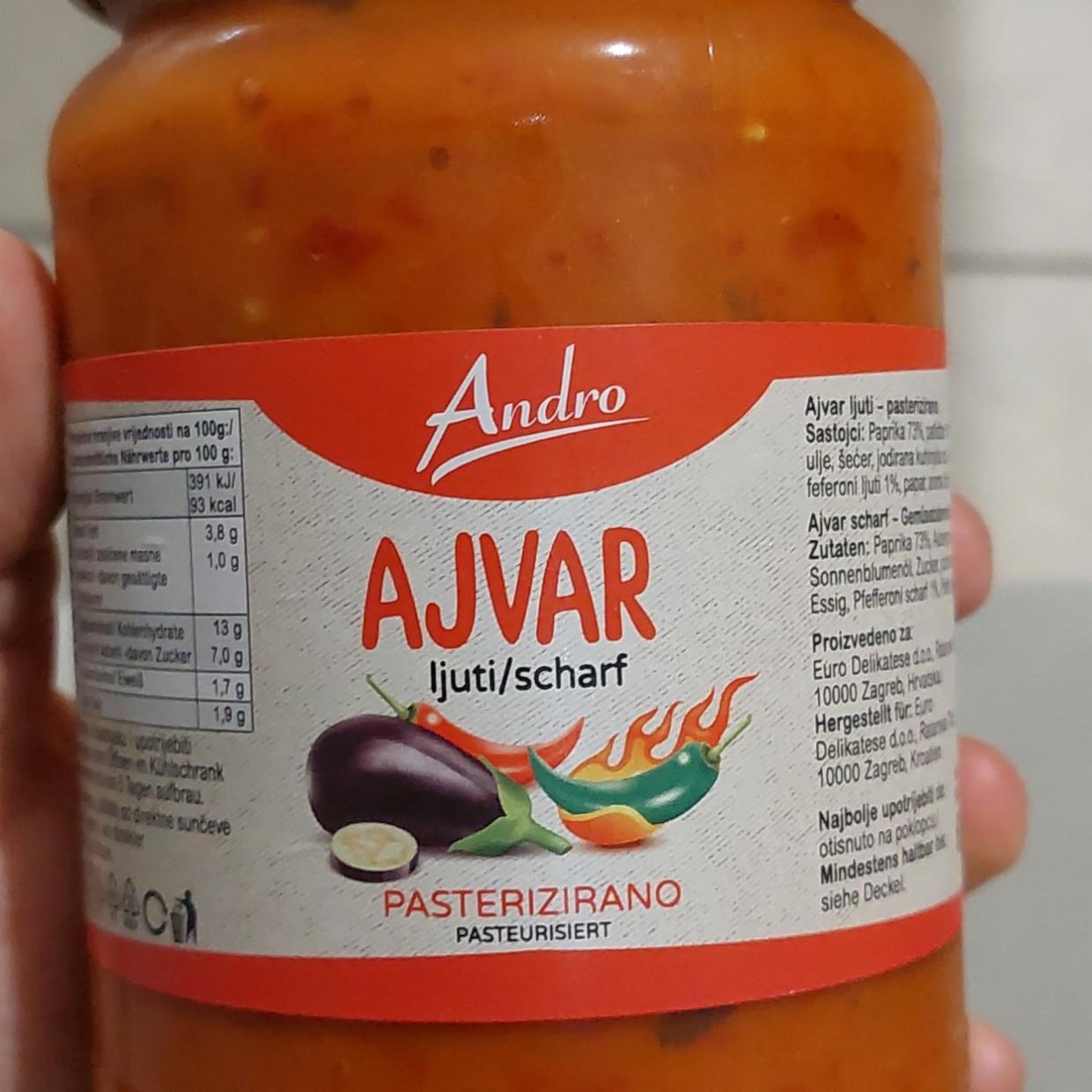 Képek - Ajvar ljuti/scharf Andro