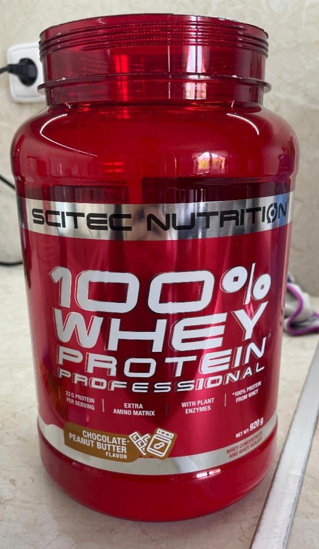 Képek - 100% whey protein professional Chocolate-peanut butter Scitec Nutrition