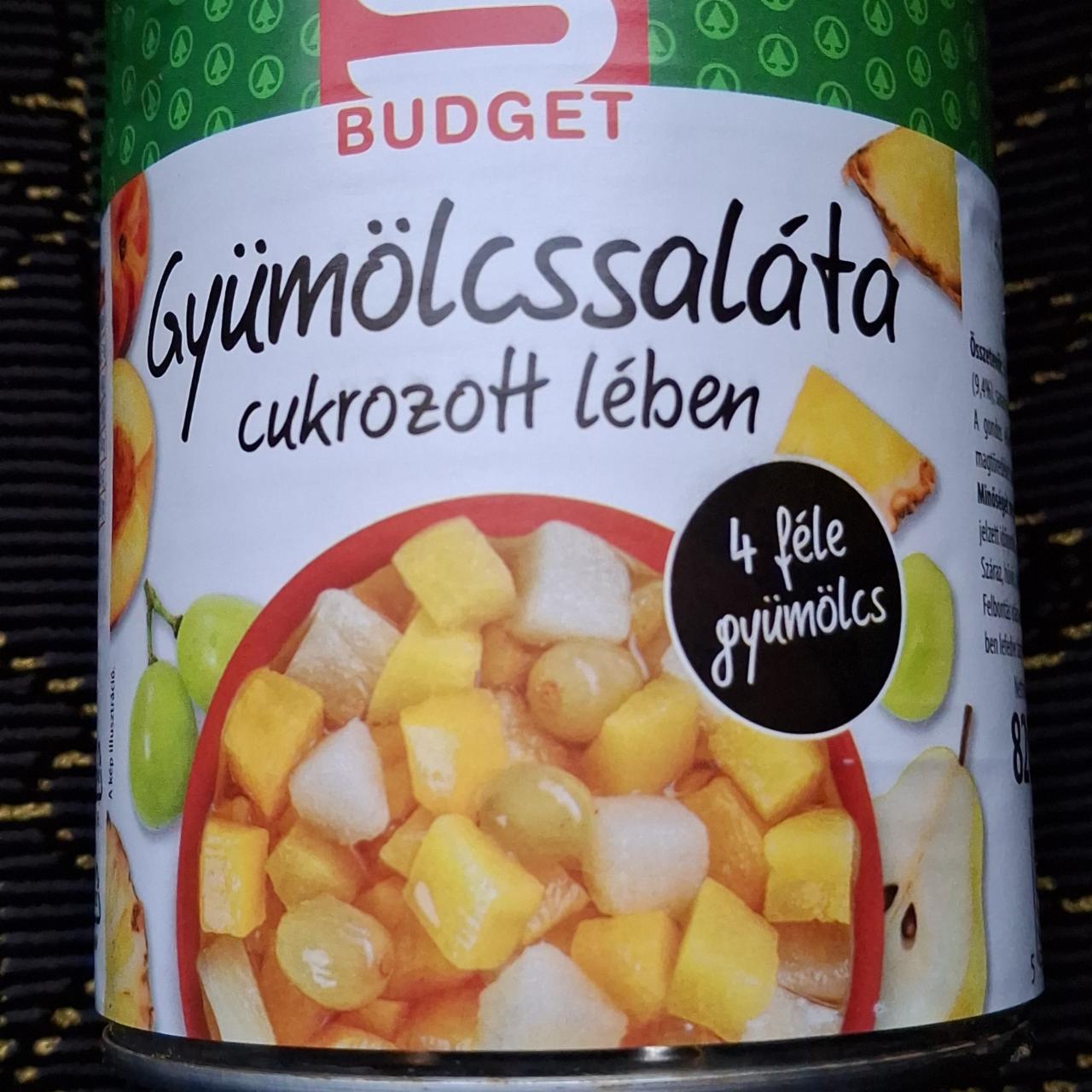 Képek - Gyümölcssaláta cukrozott lében S Budget