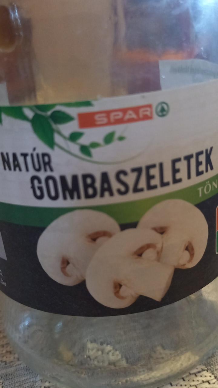 Képek - Natúr gombaszeletek tönkkel Spar