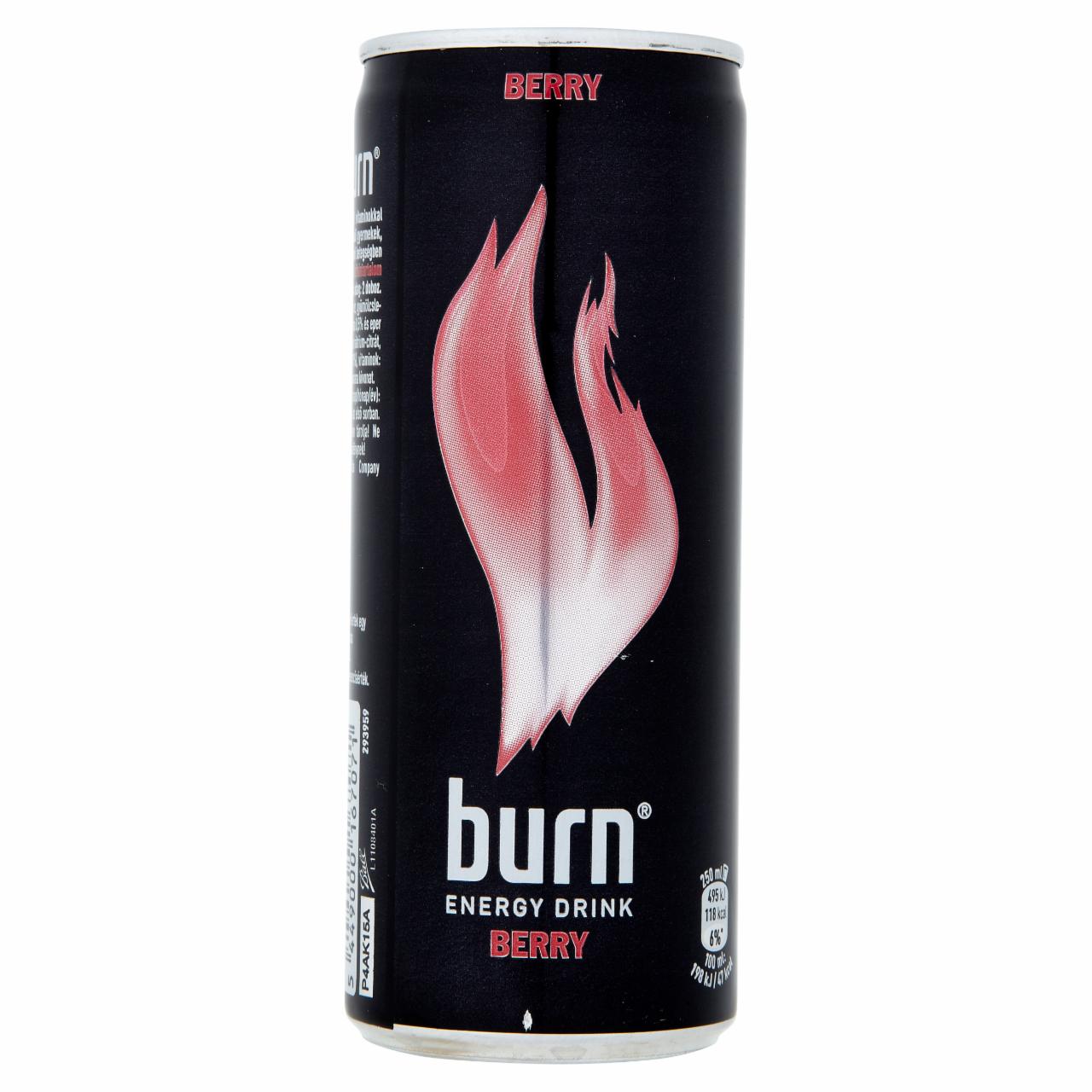 Képek - Burn Berry szénsavas vegyesgyümölcs ital koffeinnel 250 ml