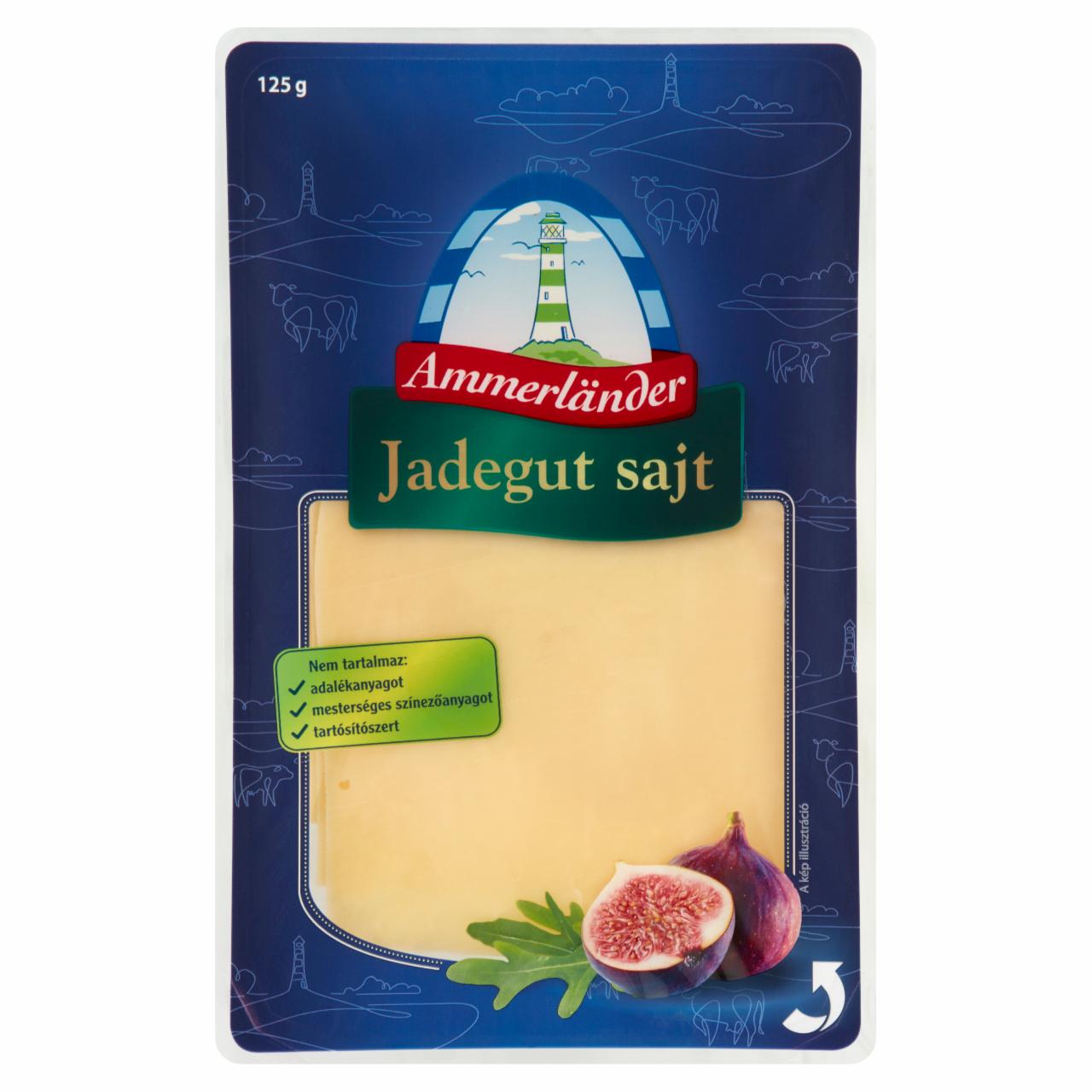Képek - Ammerländer szeletelt jadegut sajt 125 g