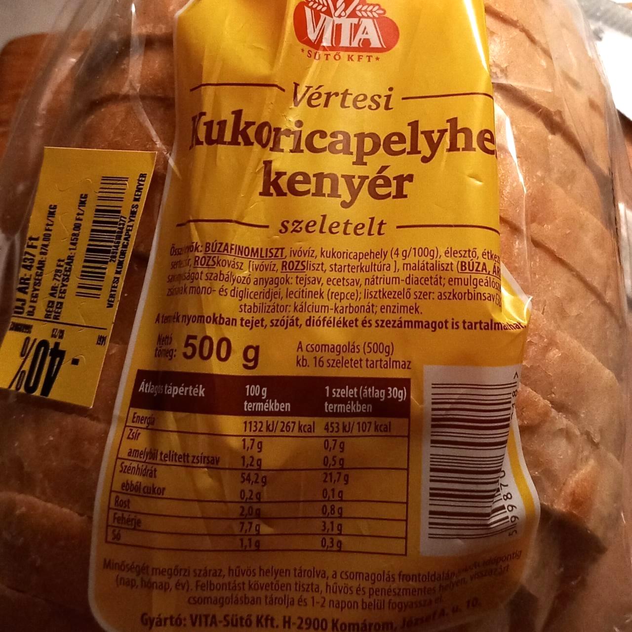 Képek - Vértesi kukoricapelyhes kenyér Vita sütő