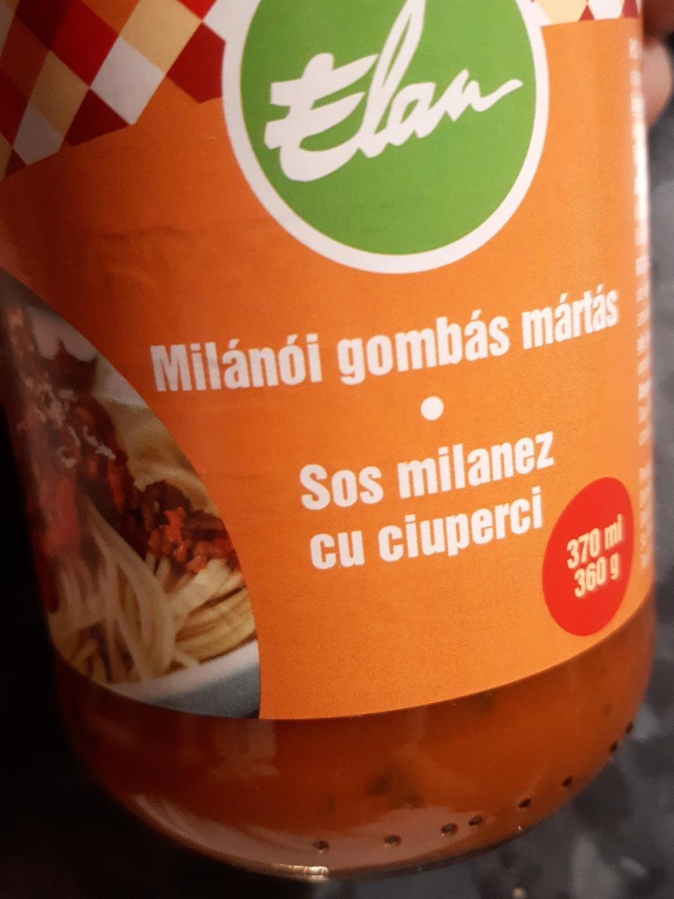 Képek - Milánói gombás mártás Elan