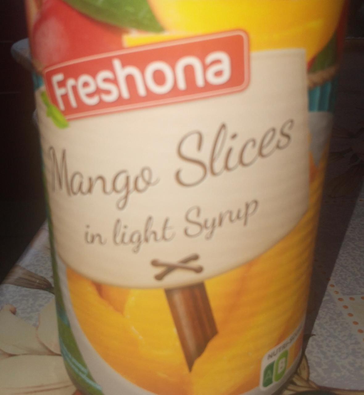 Képek - Mango slices in light syrup Freshona