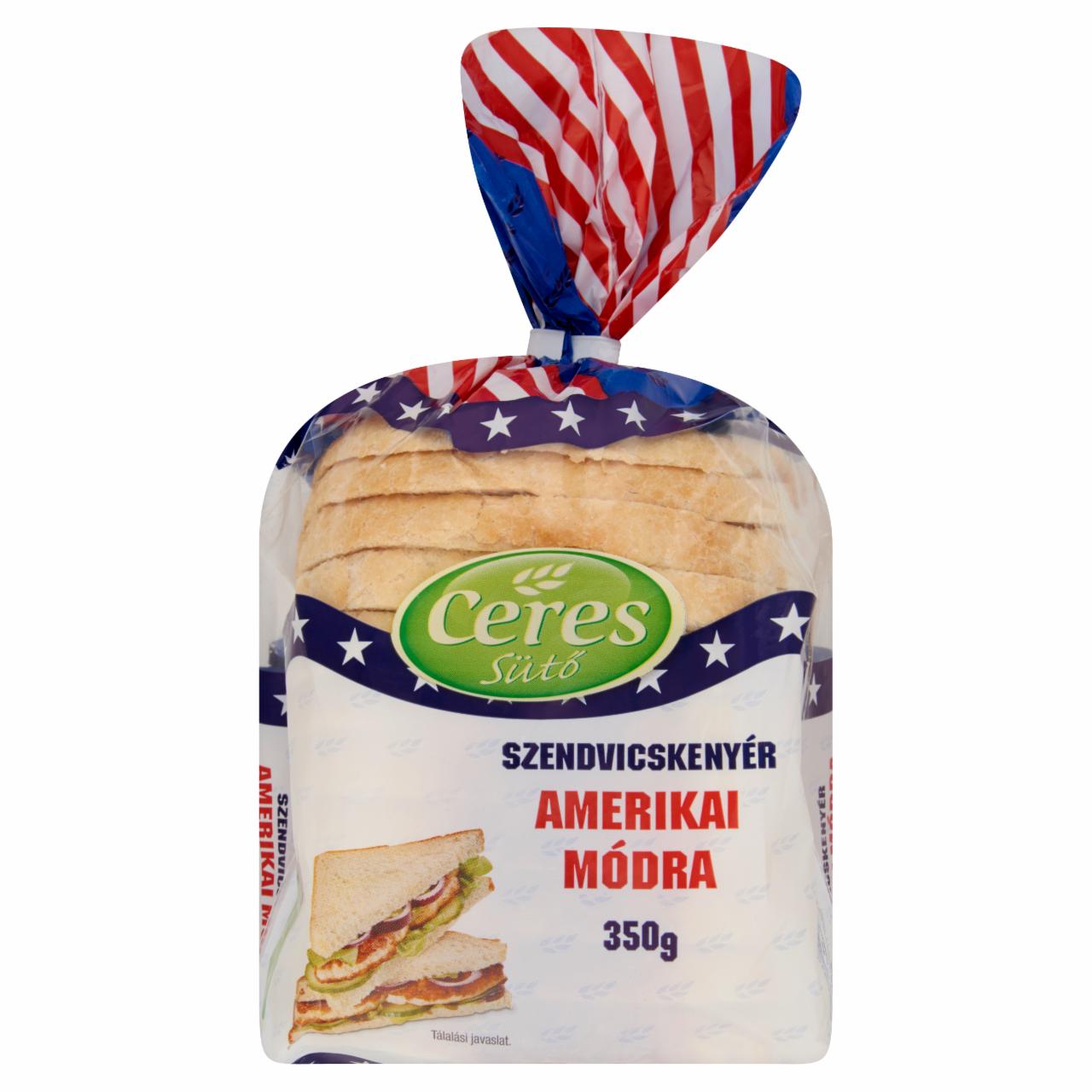 Képek - Ceres Sütő szendvicskenyér amerikai módra 350 g