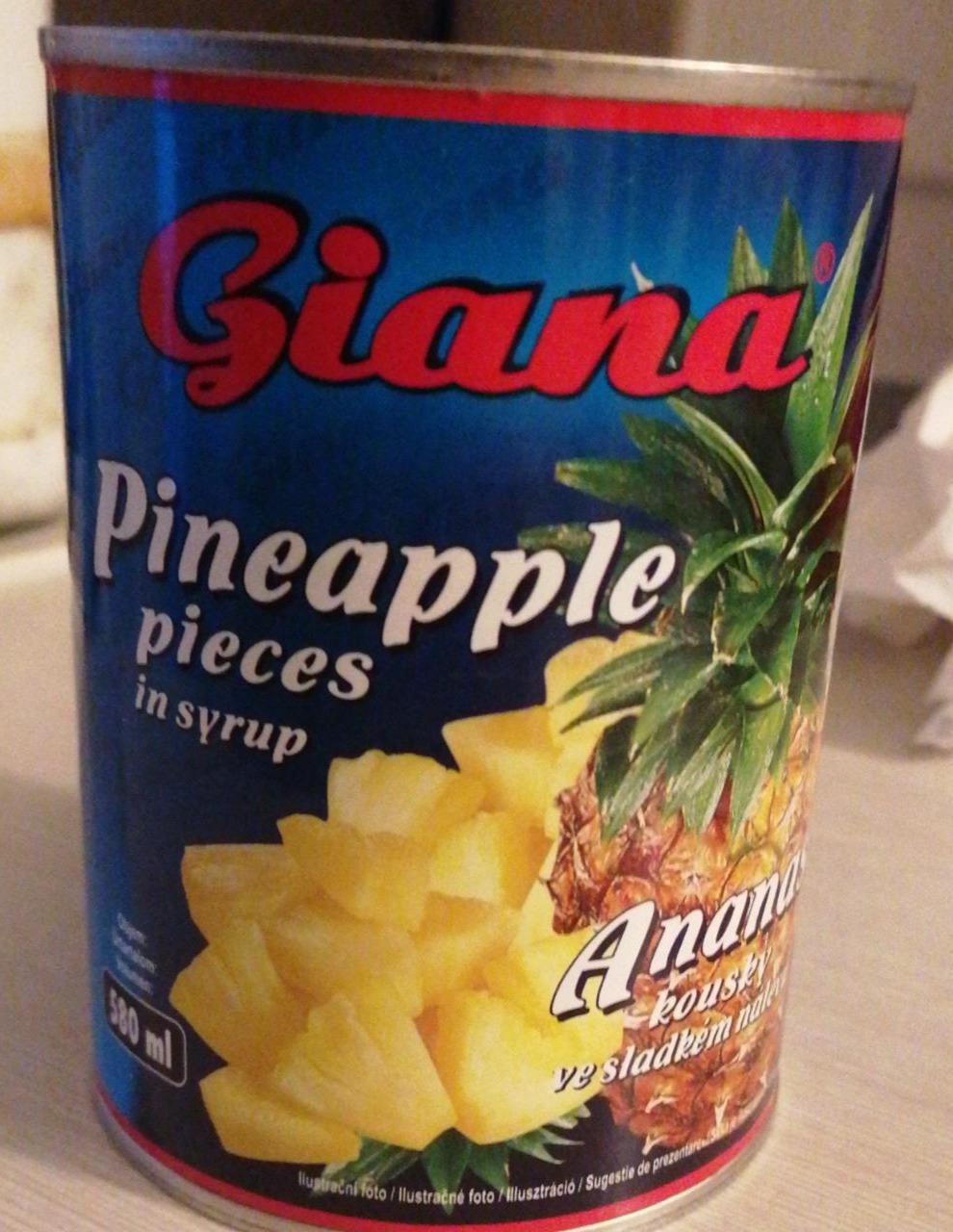 Képek - Giana ananászbefőtt darabok 3050 g