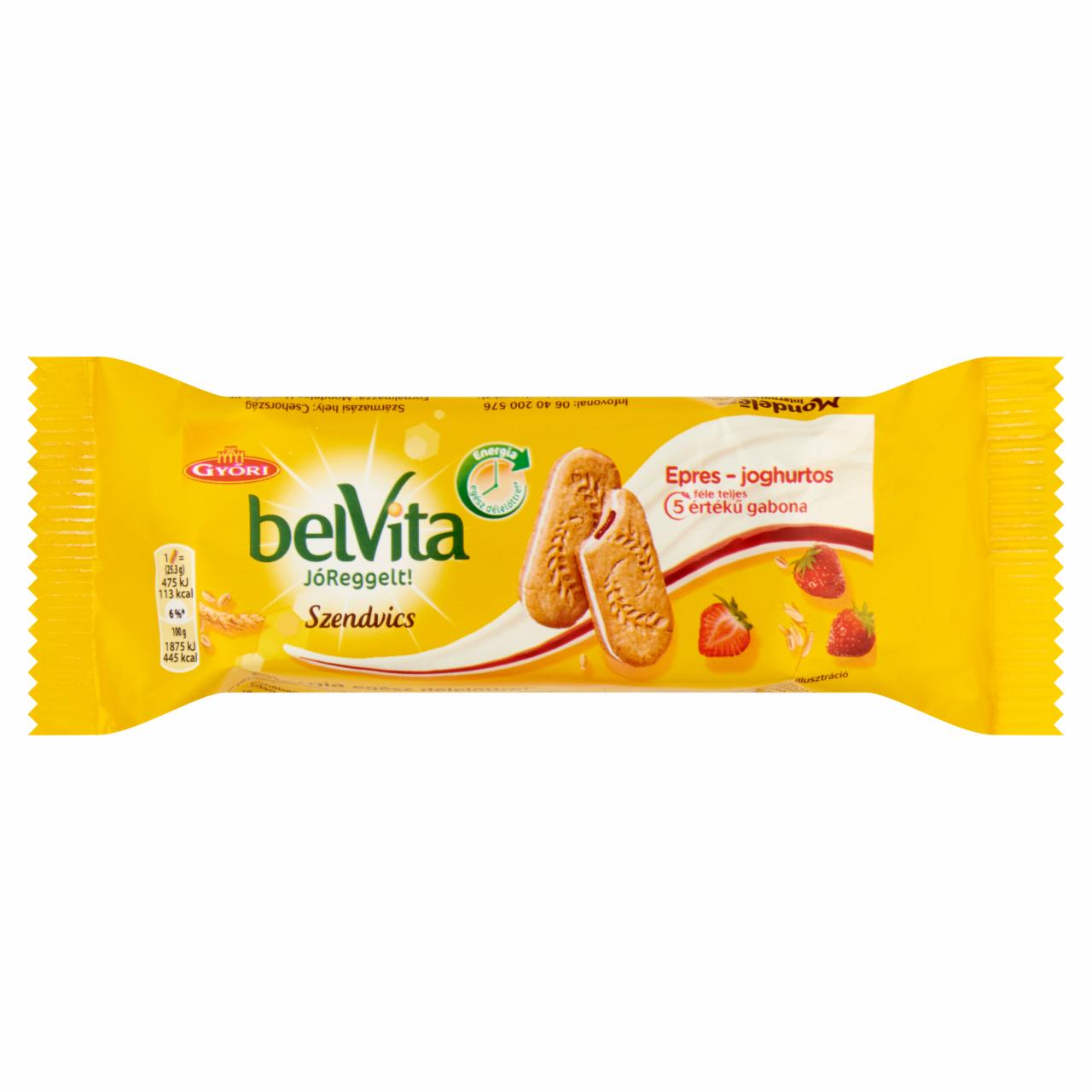 Képek - belVita JóReggelt! epres-joghurtos szendvics 50,6 g