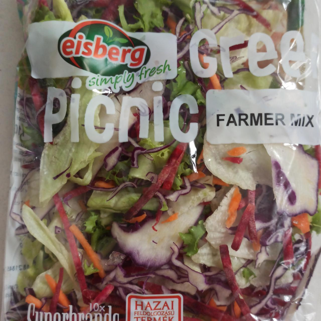 Képek - Eisberg Green Picnic Farmer Mix friss salátakeverék 110 g
