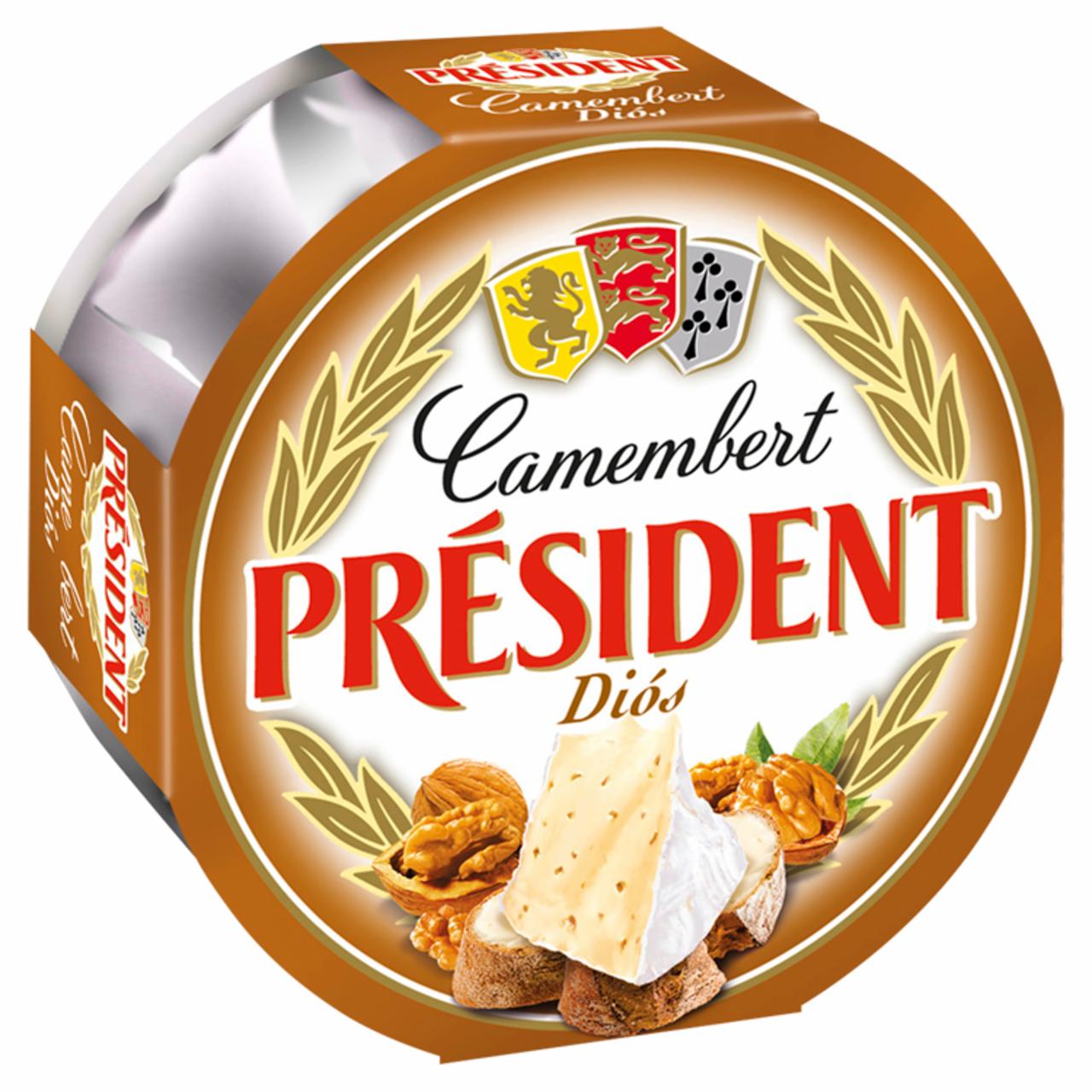 Képek - Président diós camembert sajt 120 g