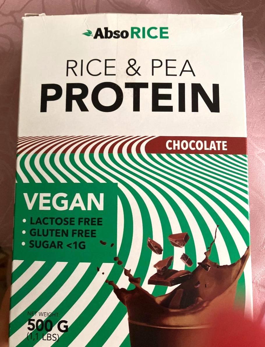 Képek - Növényi fehérje Rice & pea protein Csokis AbsoRice