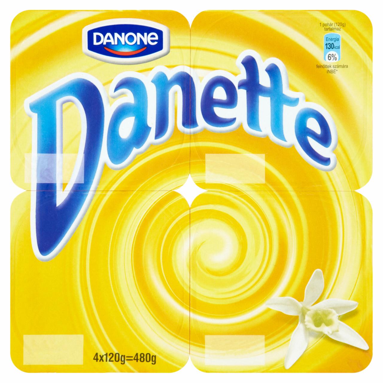 Képek - Danone Danette vaníliaízű puding 4 x 120 g