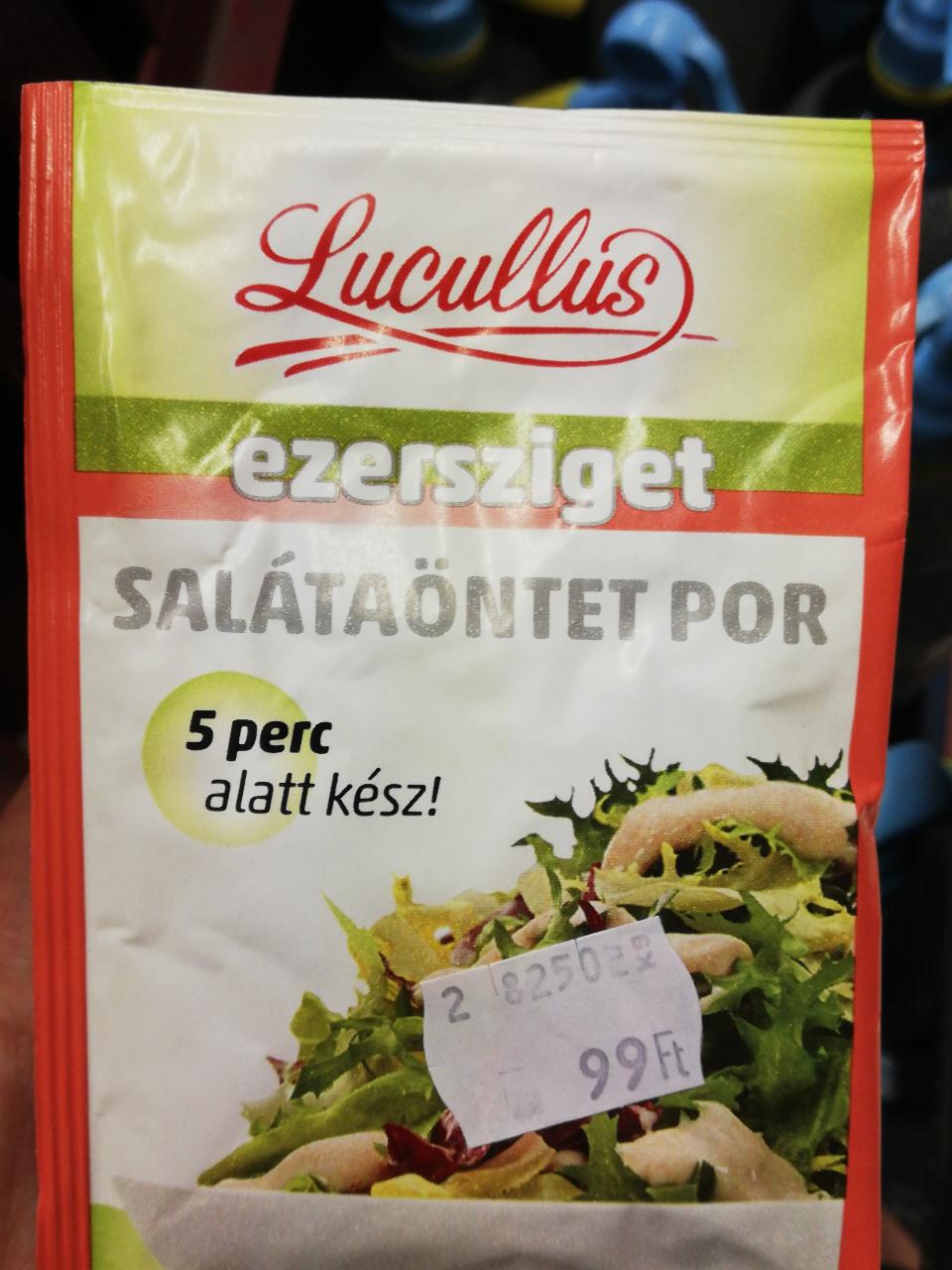Képek - Lucullus ezersziget salátaöntet por 12 g