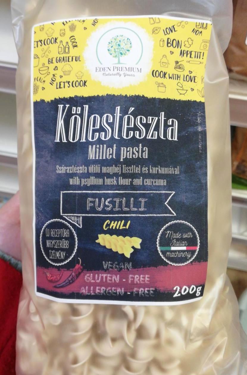 Képek - Kölestészta Fusilli chilis Eden Premium