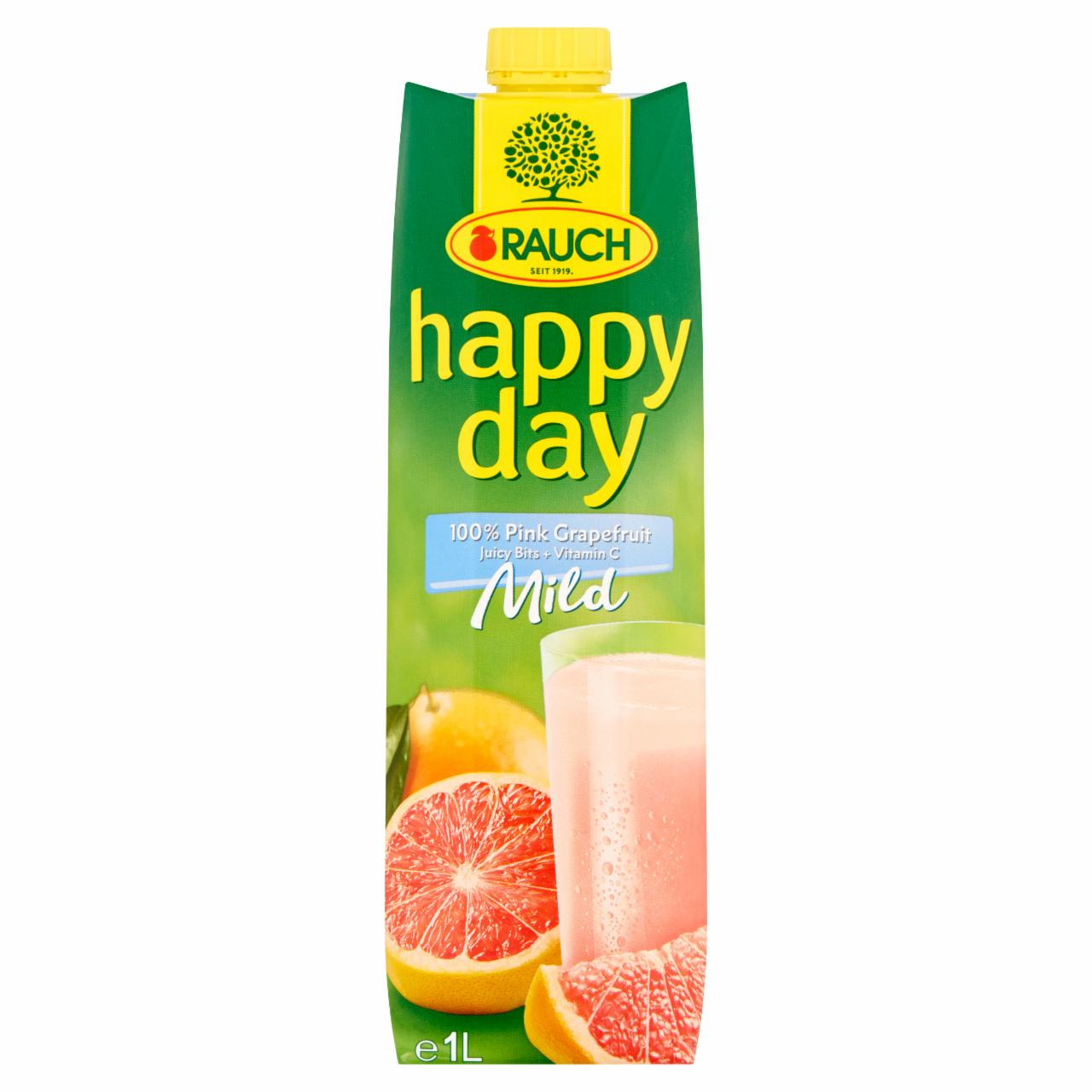 Képek - Rauch Happy Day Mild 100% pink grapefruitlé gyümölcshússal 1 l