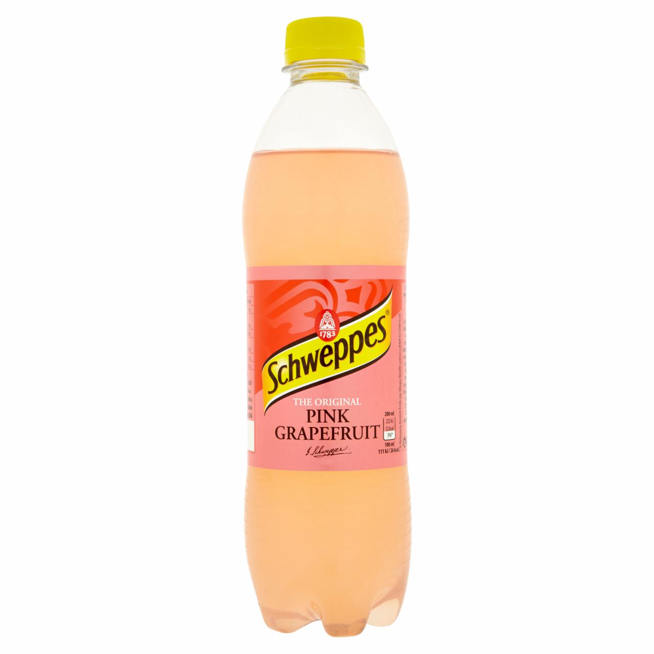 Képek - Schweppes Pink Grapefruit grapefruit-ízű szénsavas üdítőital 0,5 l