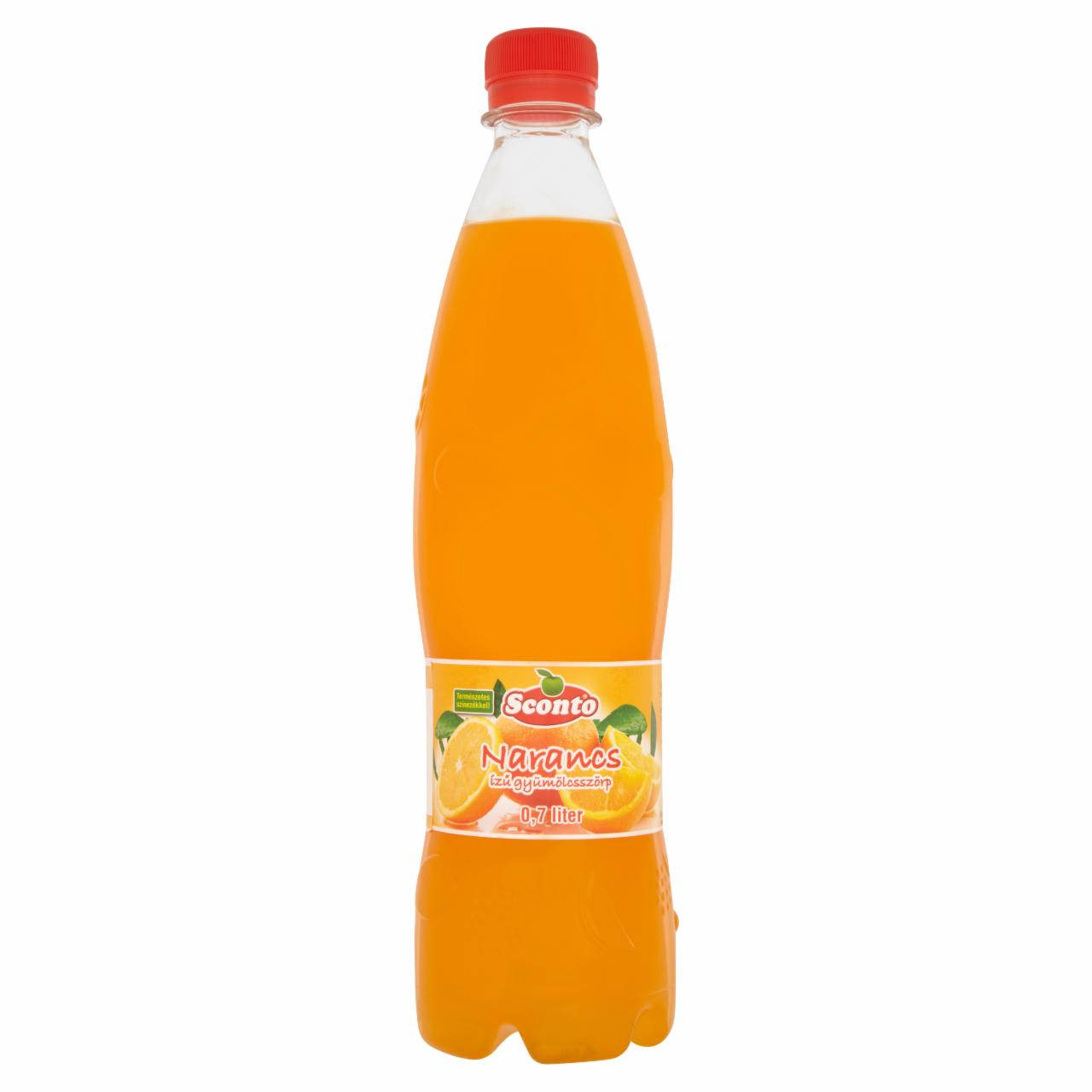 Képek - Sconto narancs ízű gyümölcsszörp 0,7 l