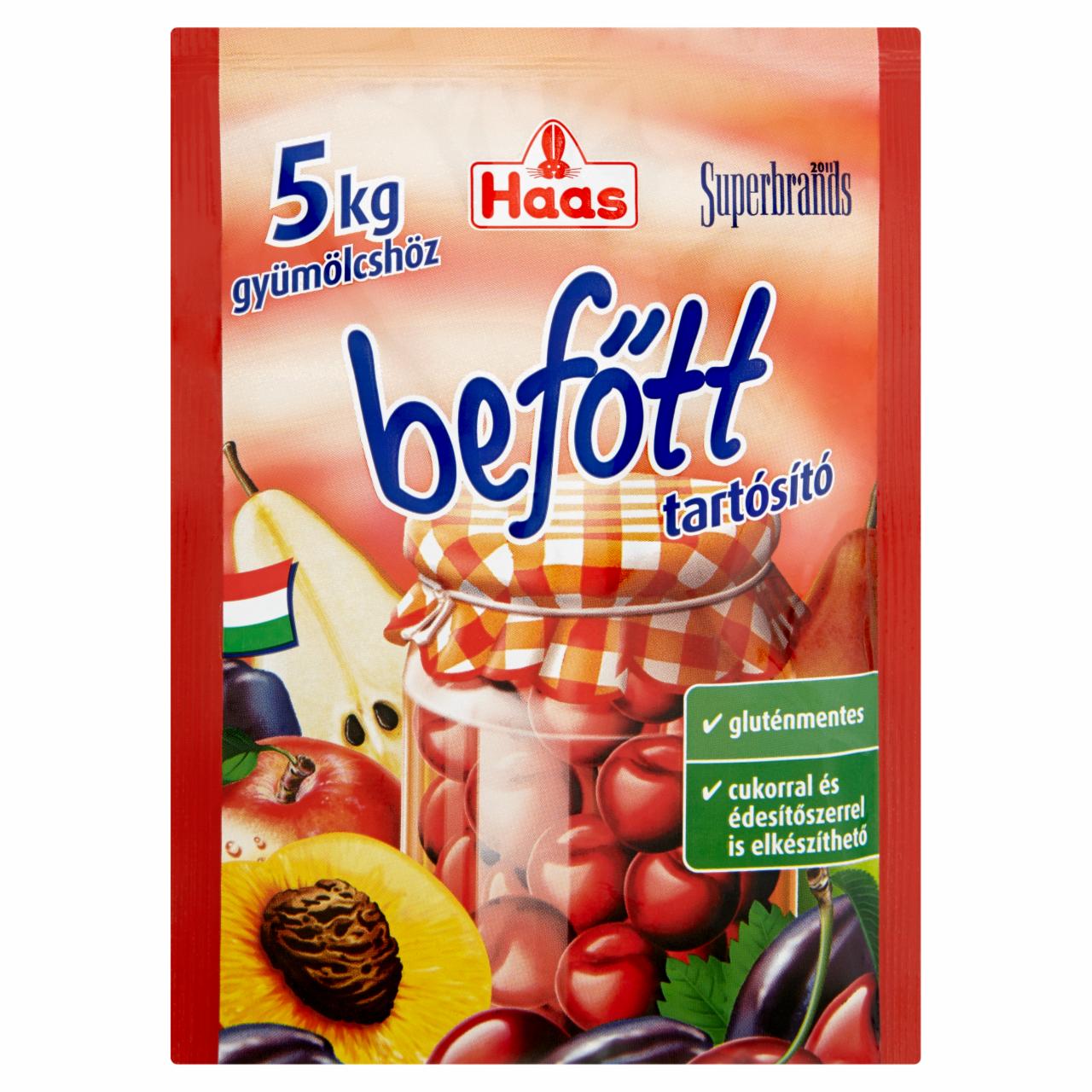 Képek - Haas befőtt tartósító 40 g