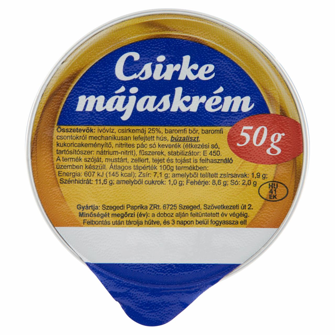 Képek - Csirke májaskrém 50 g