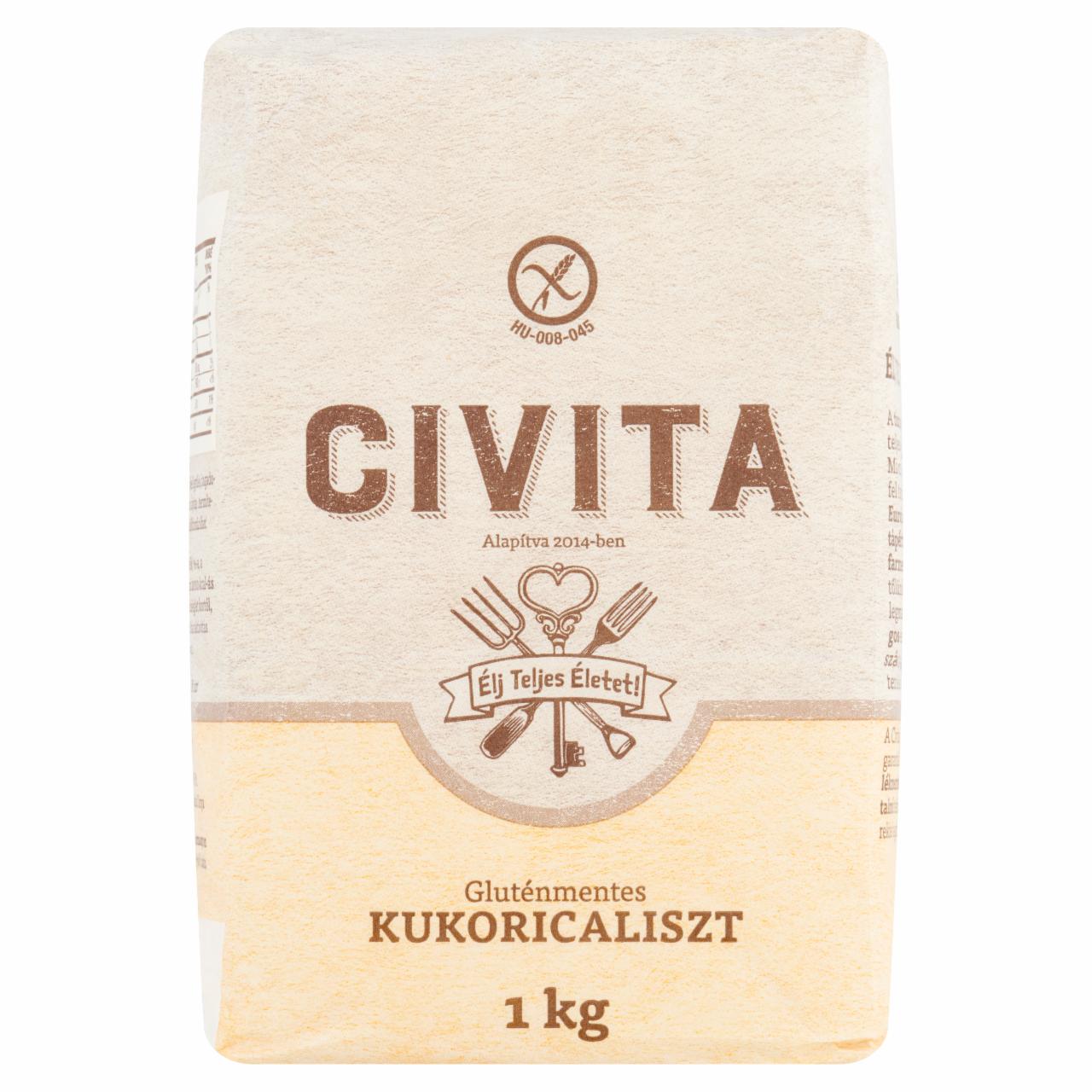 Képek - Civita gluténmentes kukoricaliszt 1 kg