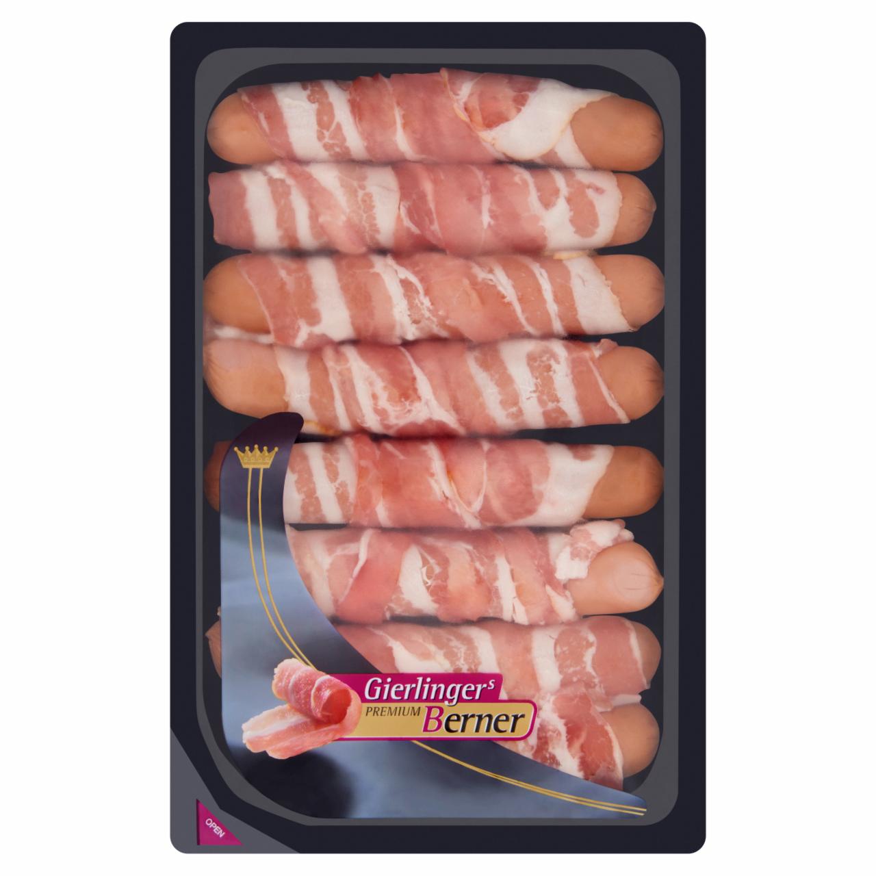 Képek - Gierlinger's Mini berner baconbe göngyölt sajtos virsli 8 db/csomag 250 g