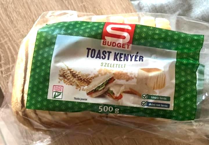 Képek - Toast kenyér szeletelt S Budget