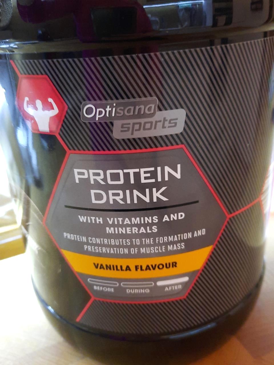 Képek - Protein drink Vanilla flavour Optisana sports
