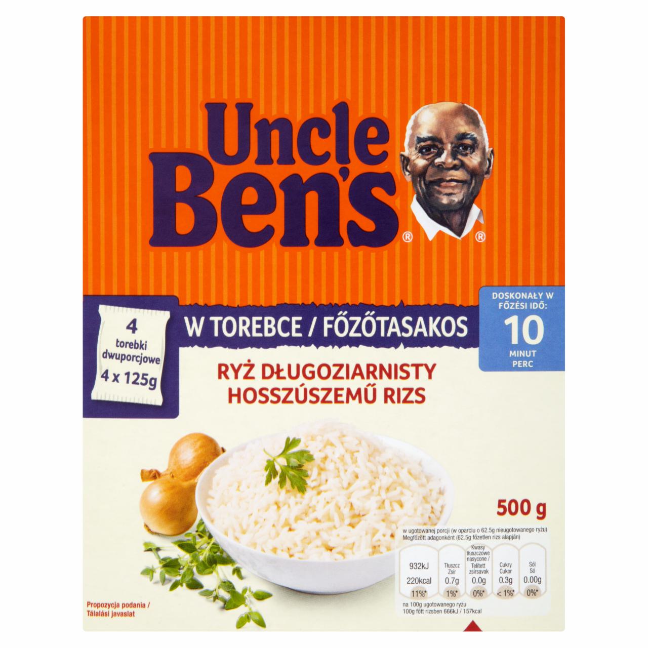 Képek - Uncle Ben's főzőtasakos hosszúszemű rizs 500 g