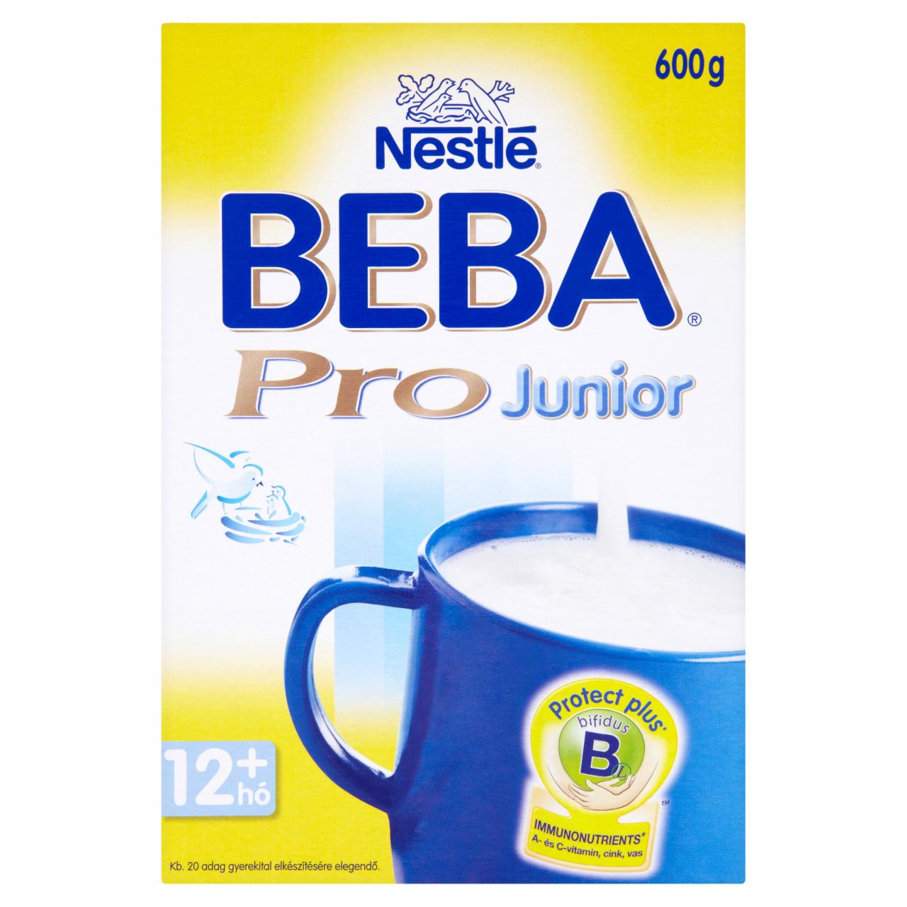 Képek - Beba Pro Junior tejalapú anyatej-kiegészítő tápszer 12 hónapos kortól 600 g