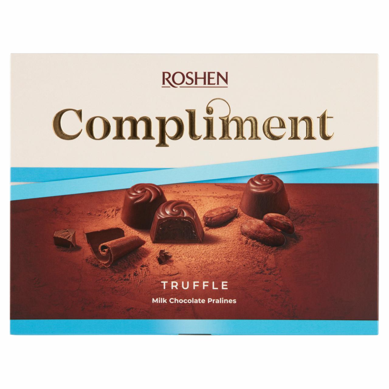 Képek - Roshen Compliment trüffelkrémes tejcsokoládé praliné 120 g
