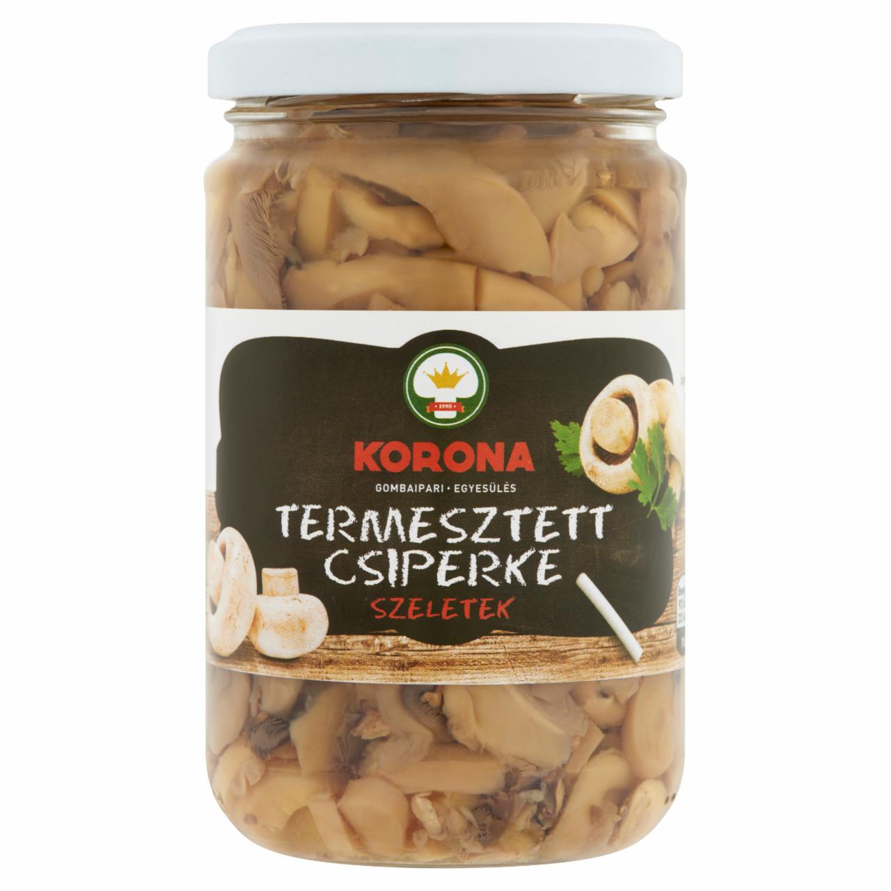 Képek - Korona termesztett csiperke szeletek 280 g