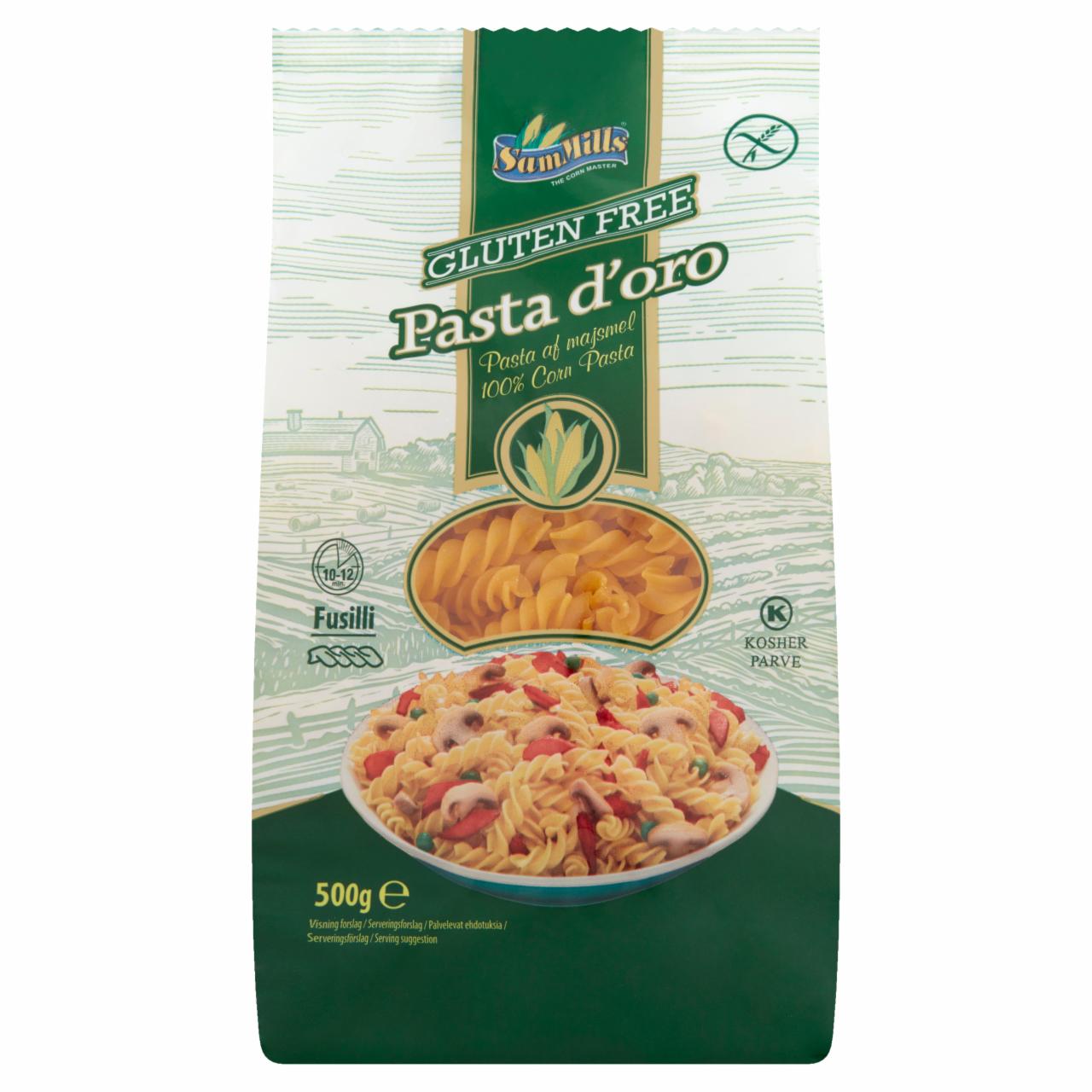 Képek - Sam Mills Pasta d'oro Spirál gluténmentes tészta kukoricából 500 g