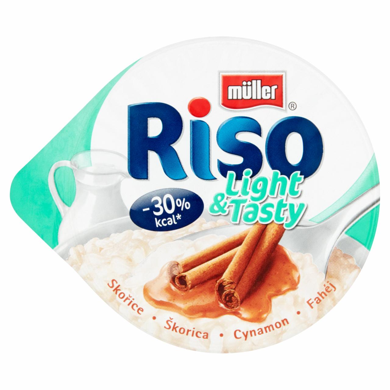 Képek - Müller Riso csökkentett szénhidrát tartalmú fahéjas tejberizs fruktózzal és édesítőszerrel 200 g
