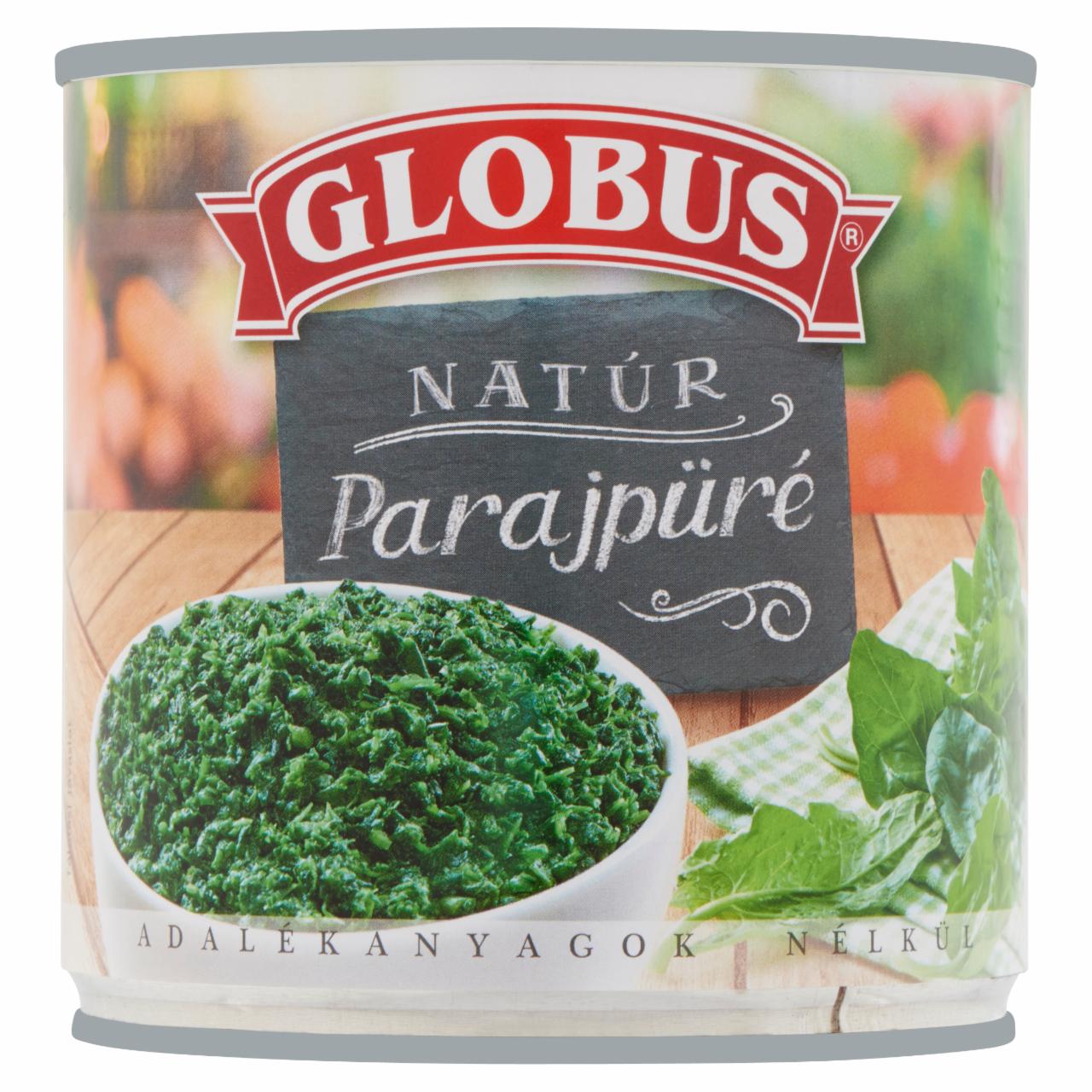 Képek - Globus natúr parajpüré 395 g
