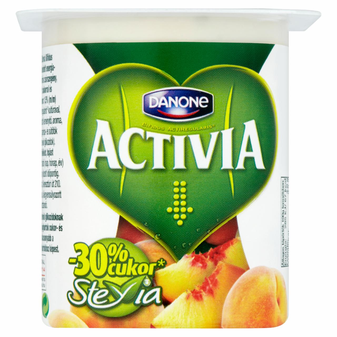 Képek - Danone Activia Stevia őszibarackos joghurt 125 g