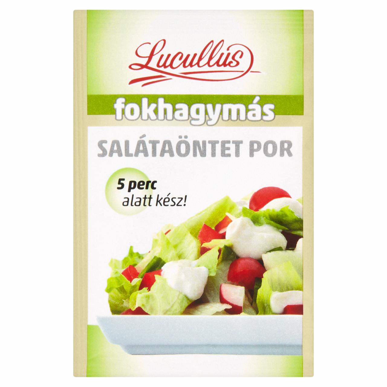 Képek - Lucullus fokhagymás salátaöntet por 12 g