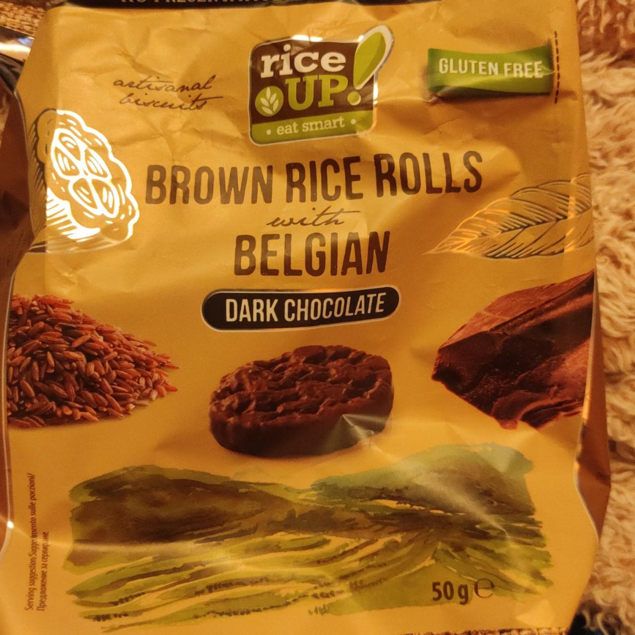 Képek - Teljes kiőrlésű barna rizs snack étcsokoládéval RiceUp!