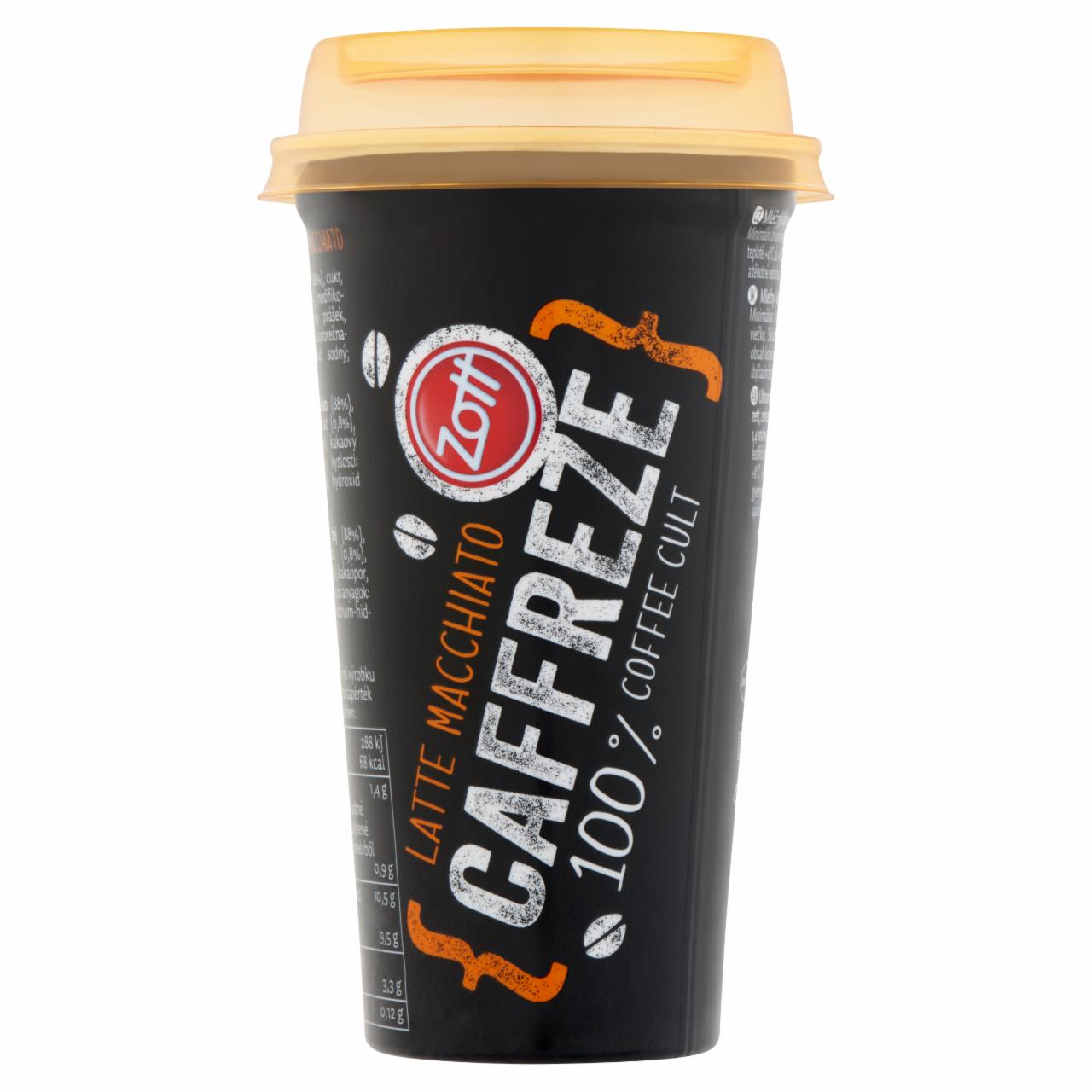 Képek - Zott Caffreze Latte Macchiato UHT zsírszegény kávé ízű tejkészítmény 200 ml