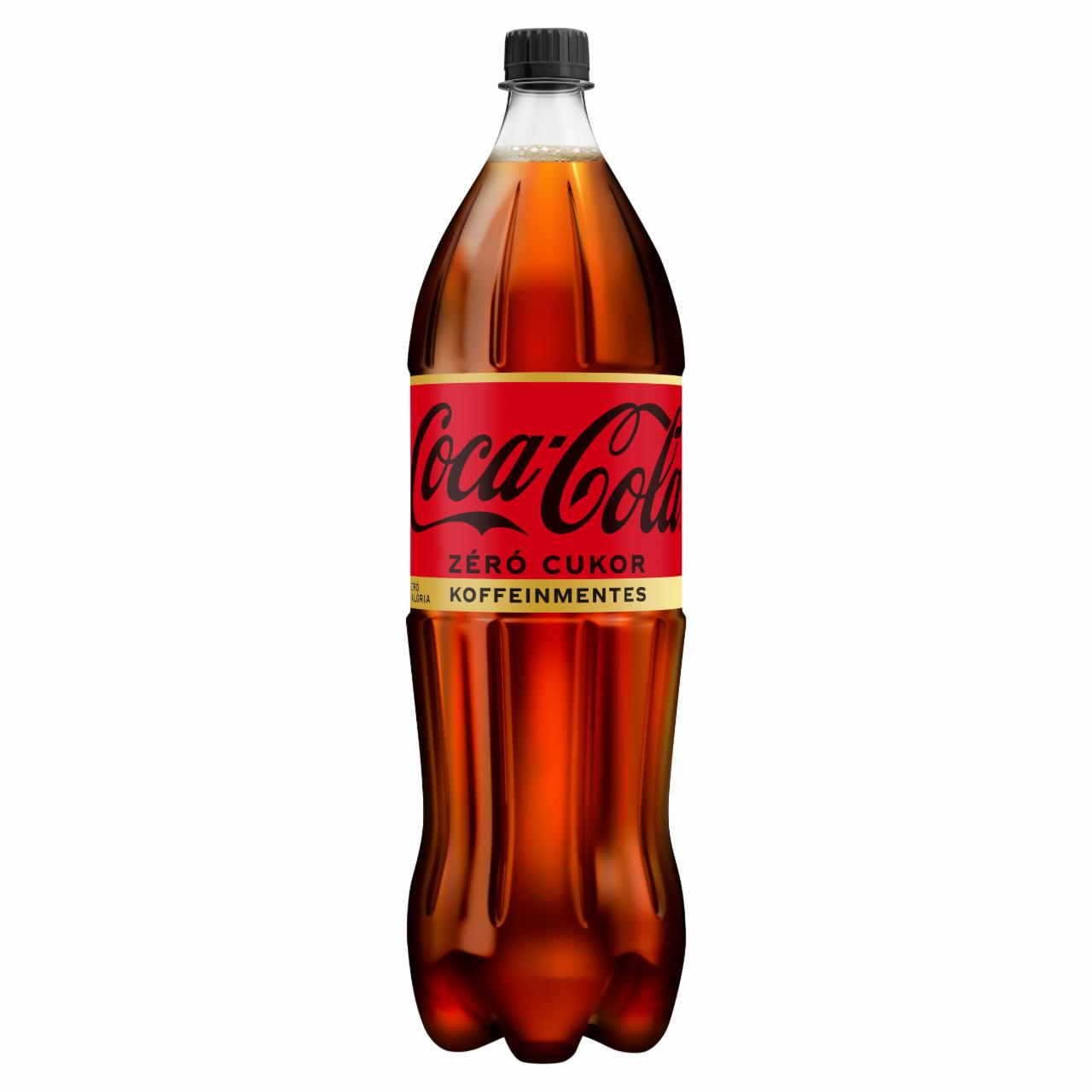 Képek - Coca-Cola Zero koffeinmentes, energiamentes szénsavas üdítőital édesítőszerekkel 1,75 l