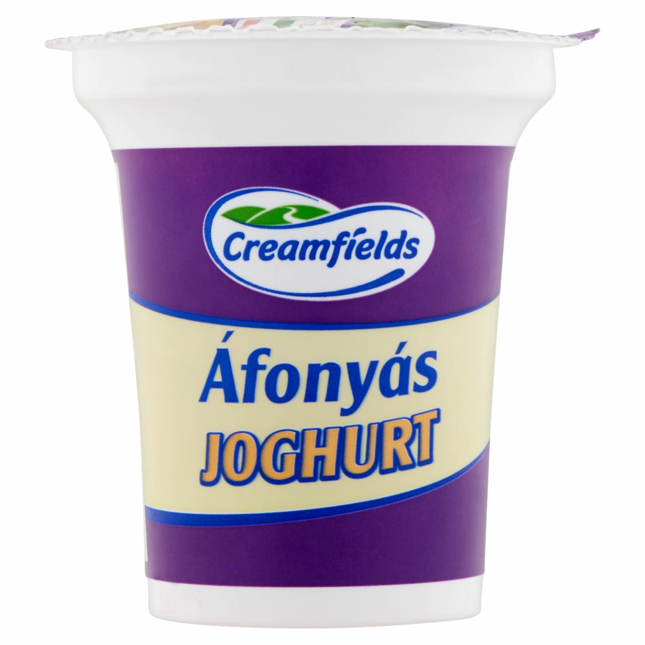 Képek - Creamfields élőflórás, zsírszegény áfonyás joghurt 140 g