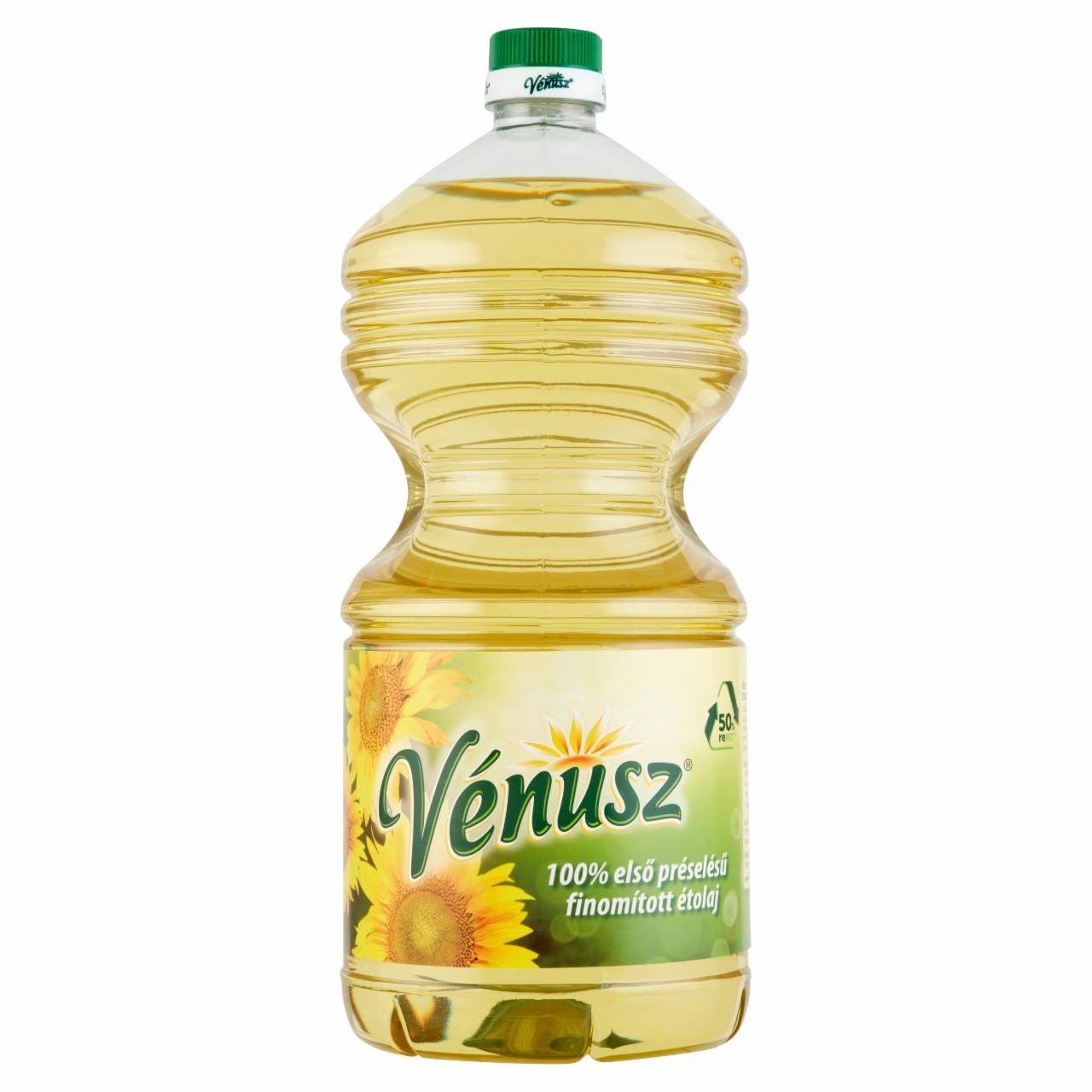 Képek - Vénusz 100% első préselésű, finomított napraforgó-étolaj 3 l