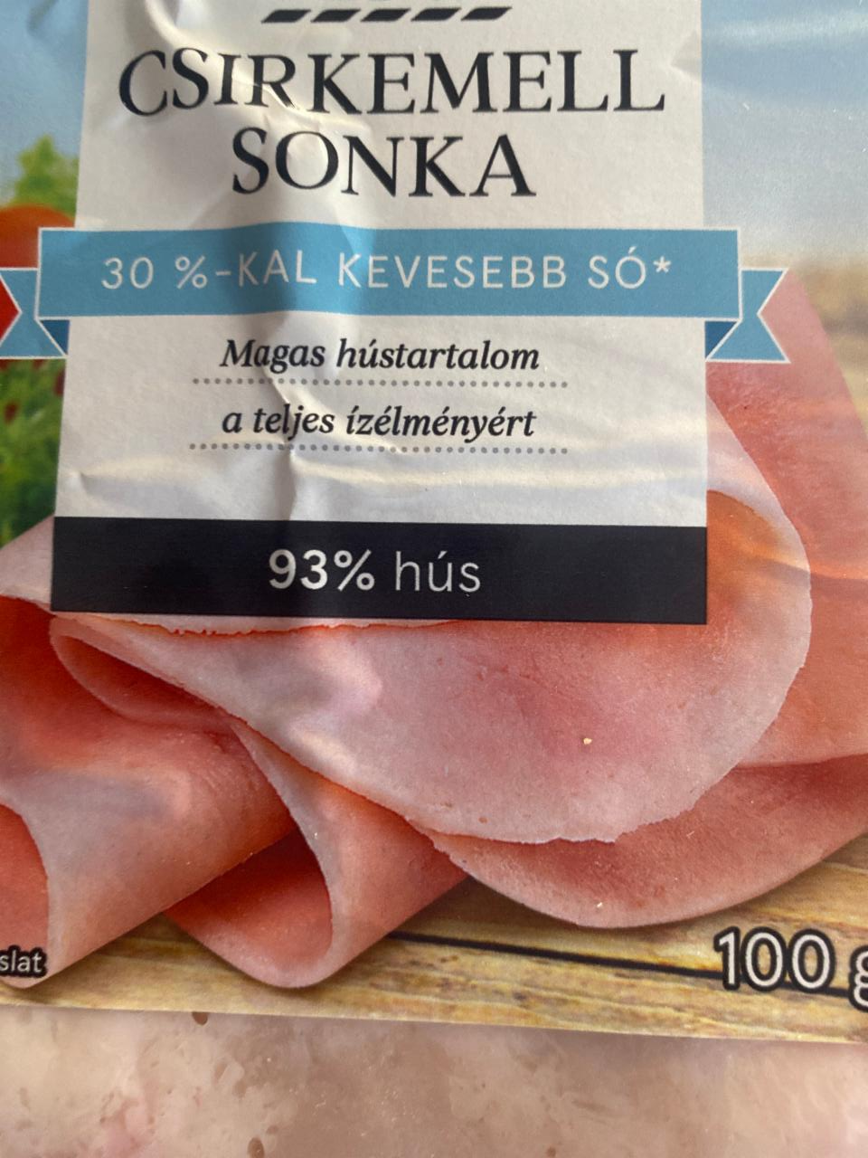 Képek - Csirkemell sonka 30% - kal kevesebb só, 93% hús Tesco