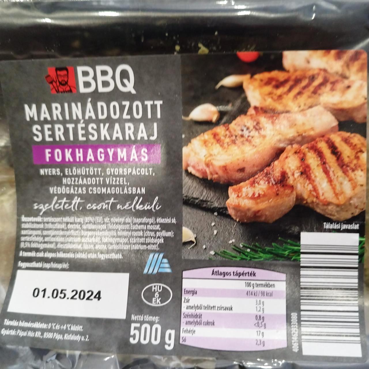 Képek - Marinádozott sertéskaraj BBQ