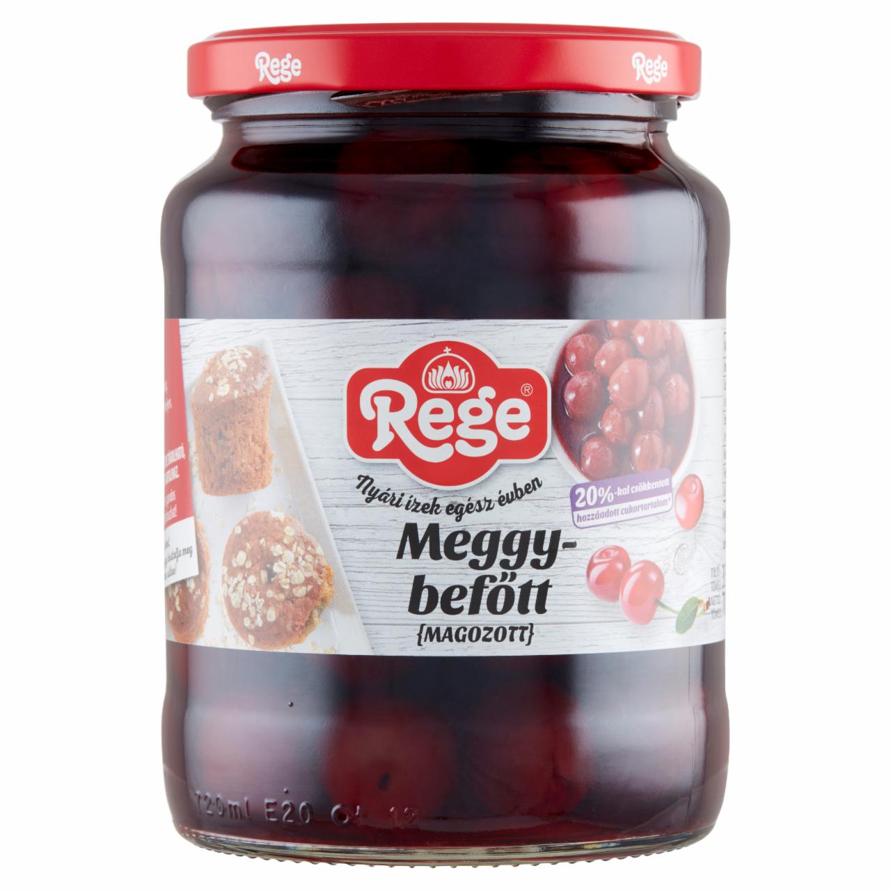 Képek - Rege magozott meggybefőtt 700 g