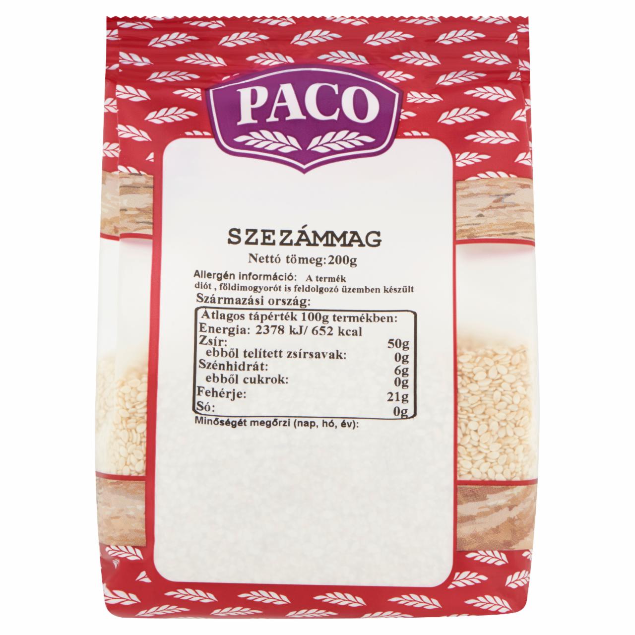 Képek - Paco szezámmag 200 g