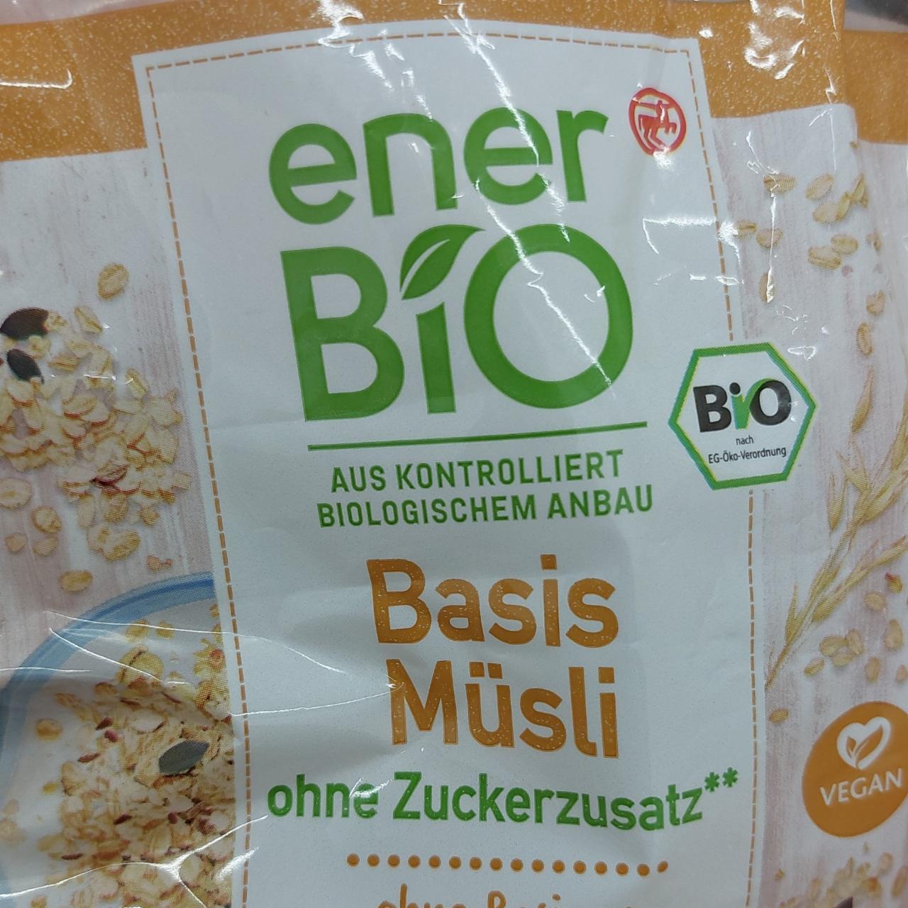 Képek - Basis müsli ohne Zuckerzusatz Bio EnerBio