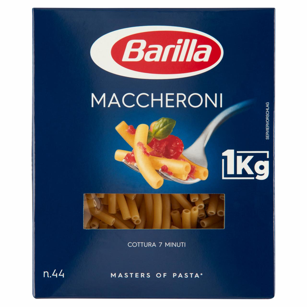 Képek - Barilla Maccheroni apró durum száraztészta 1 kg