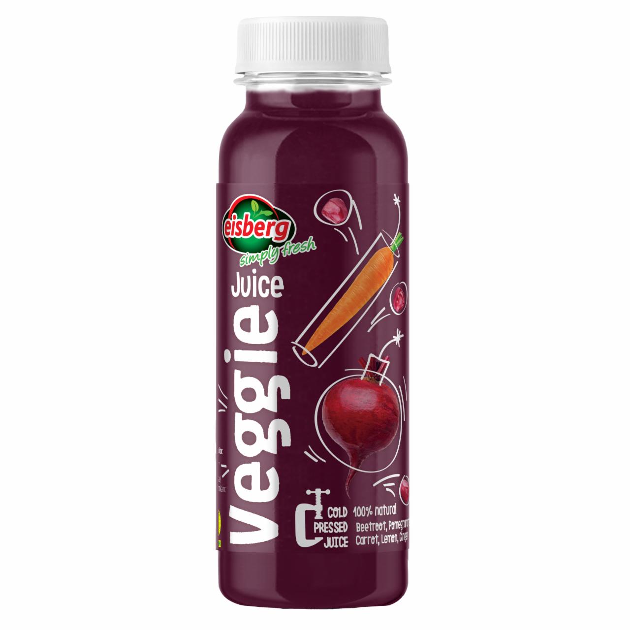 Képek - Eisberg Veggie Juice gyümölcs- és zöldséglémix gyömbérlével 250 ml